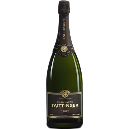 View Taittinger Vintage Magnum 150cl Champagne And Strawberry Charbonnel Truffles Magnum Box number 1